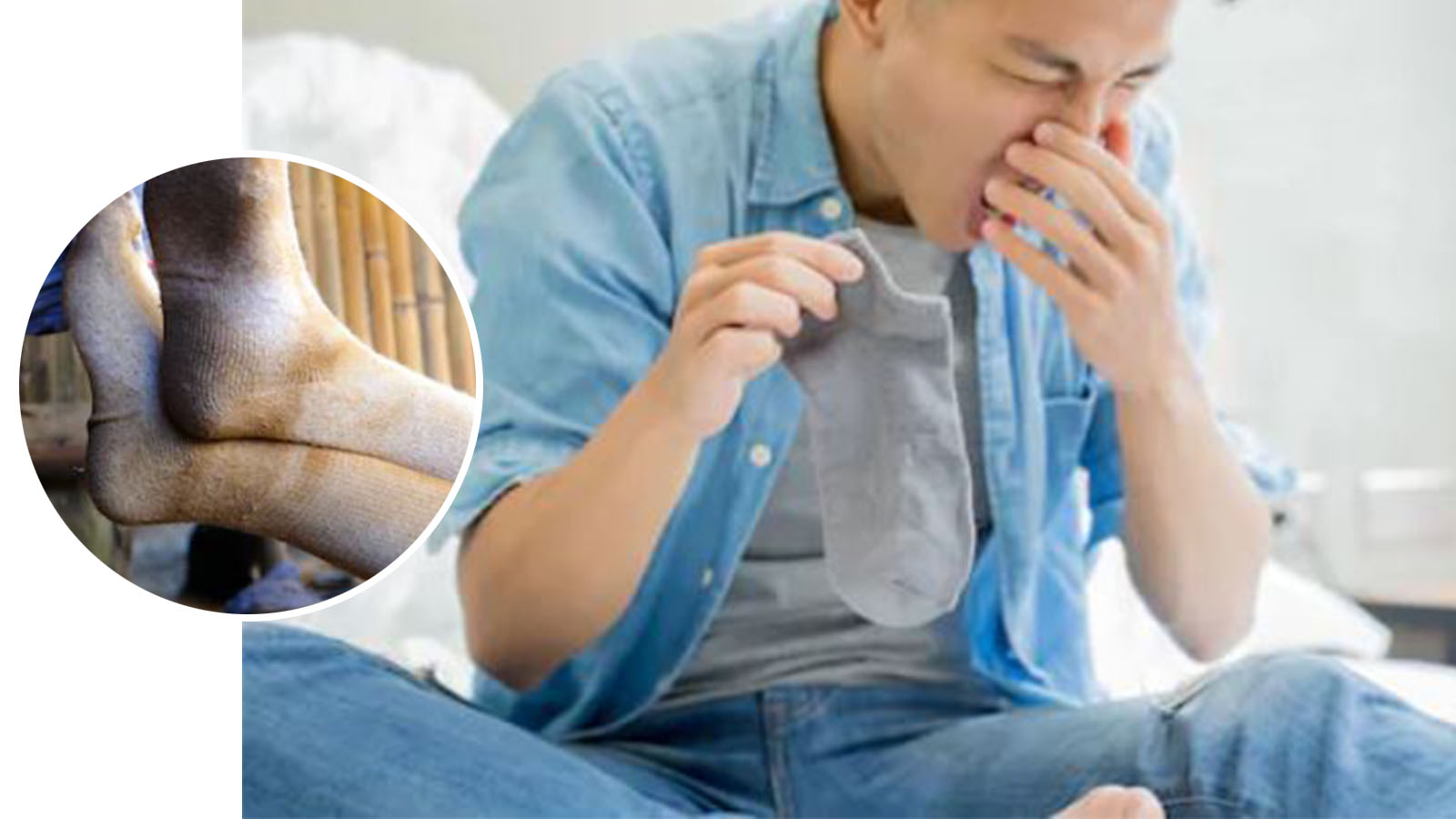 【坏习惯】爸爸持续咳嗽一周求医 经常闻臭袜致肺部真菌感染